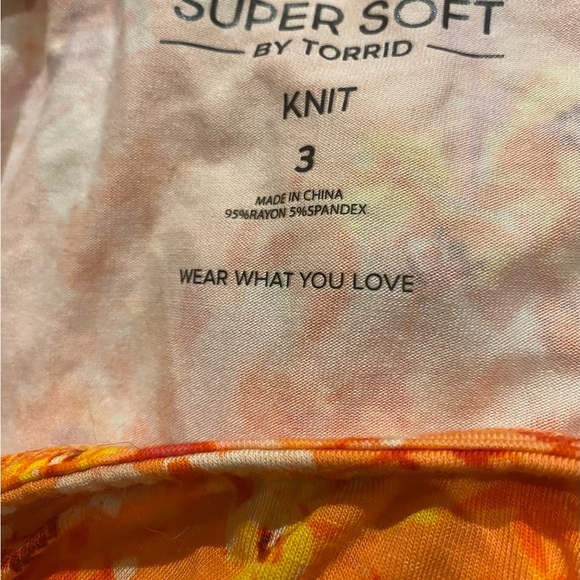 Torrid Super Soft Floral Maxi 3 - Picture 6 of 6